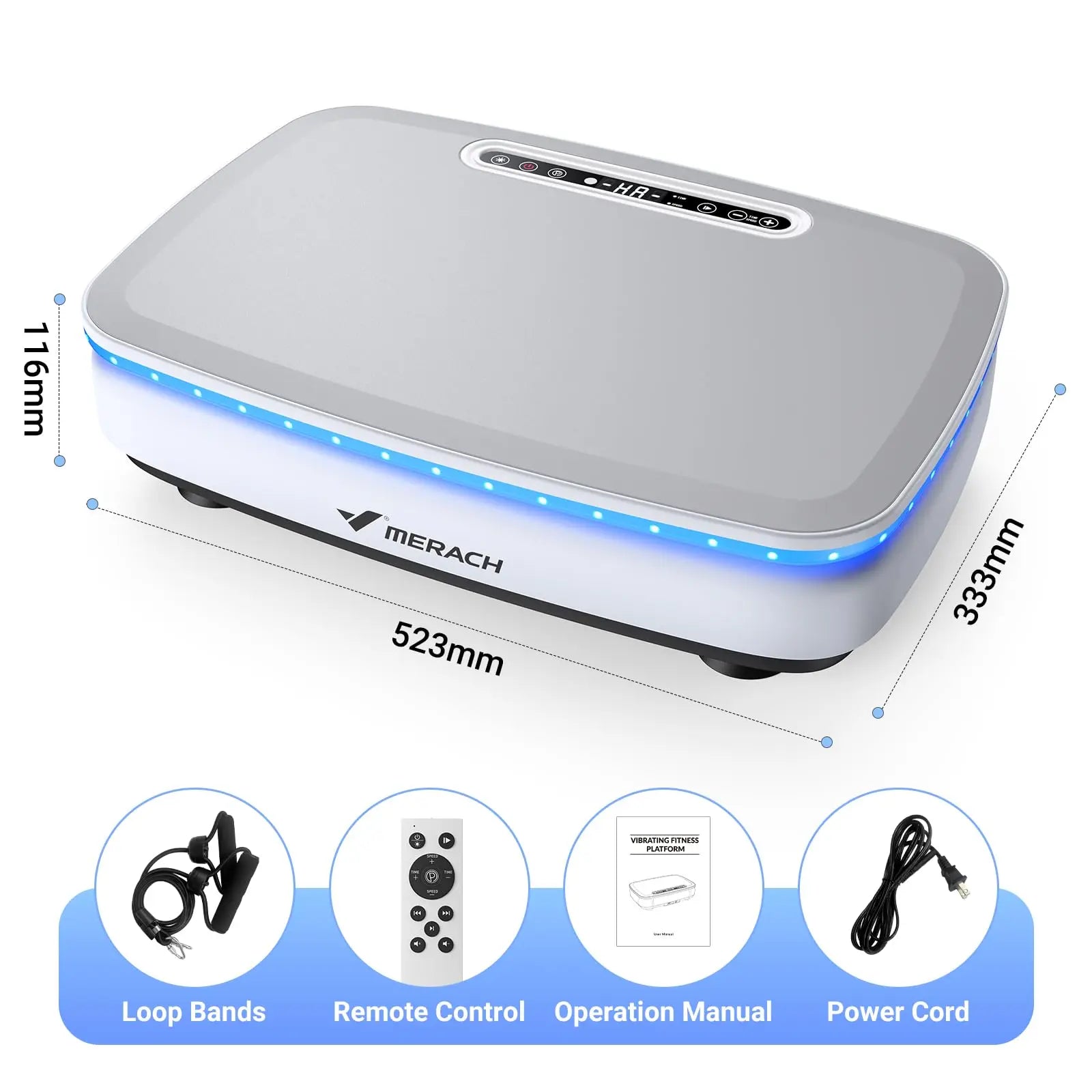 MERACH Vibration Plate Exercise Machine