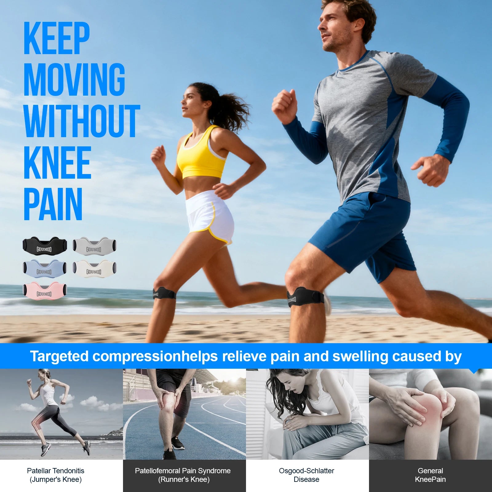 2pcs Patellar Tendon Support (Basketball)