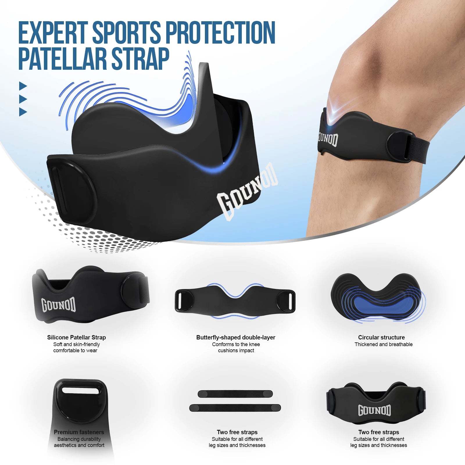 2pcs Patellar Tendon Support (Basketball)