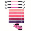 Ten-Piece Yoga Resistance Band Set