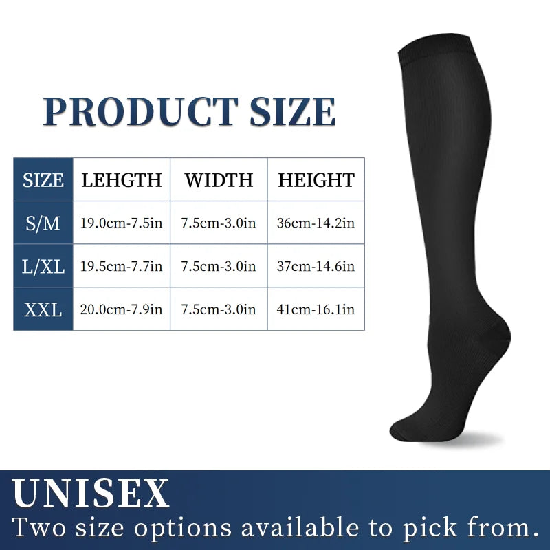 4 pairs compression socks for women