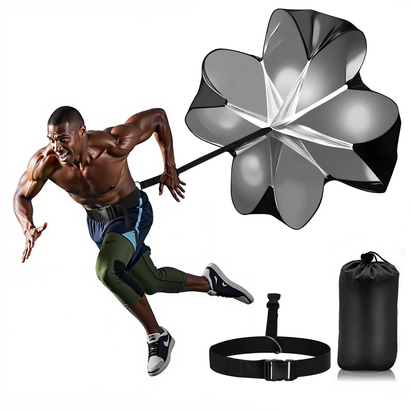 Buckle Belt Speed Parachute; Agility Speed Training