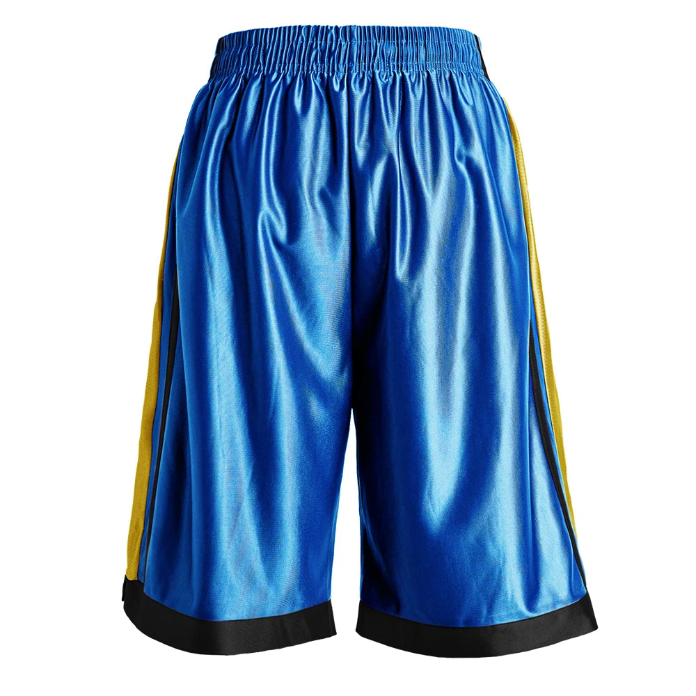 4-piece men's casual striped decorative basketball shorts