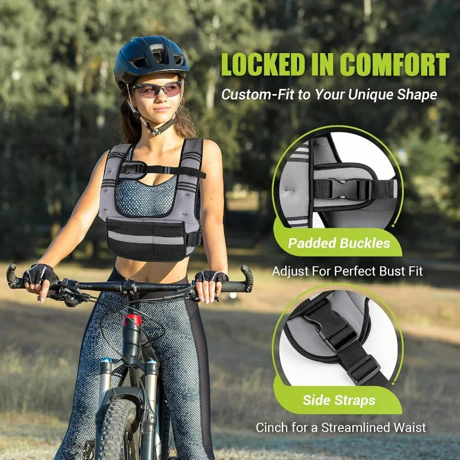 Adjustable Weighted Vest for Women, 6-12lb