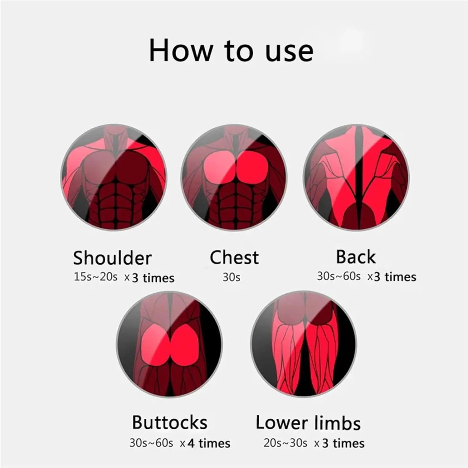 Rechargeable Cordless Percussion Massage Gun for Athletes