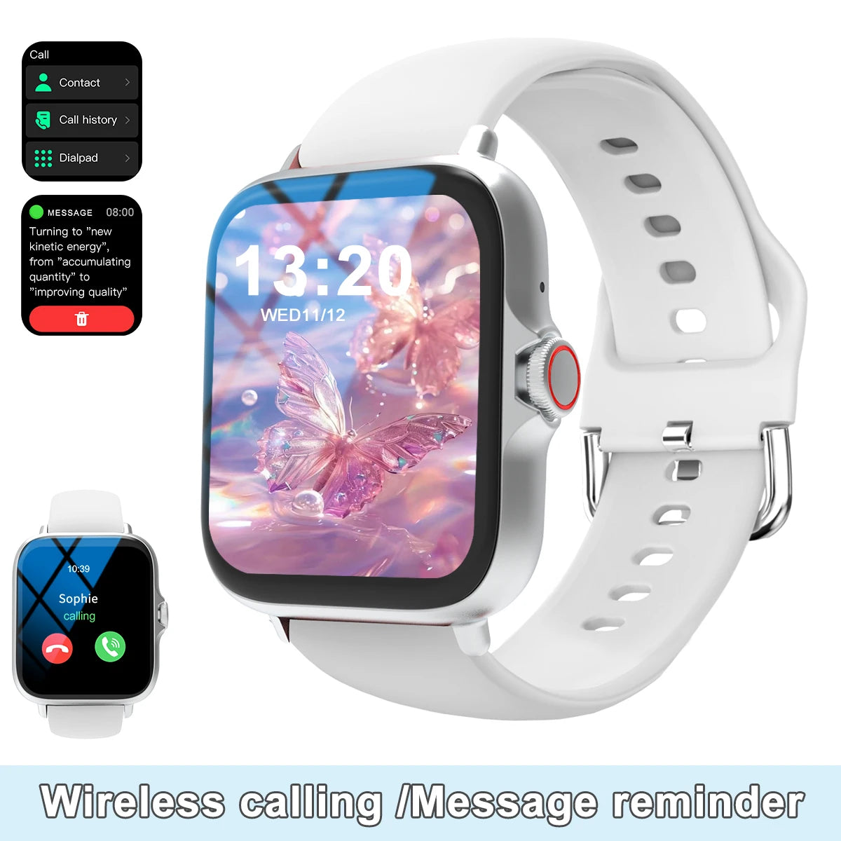 Smart watch, touch screen, compatible with iPhone/android