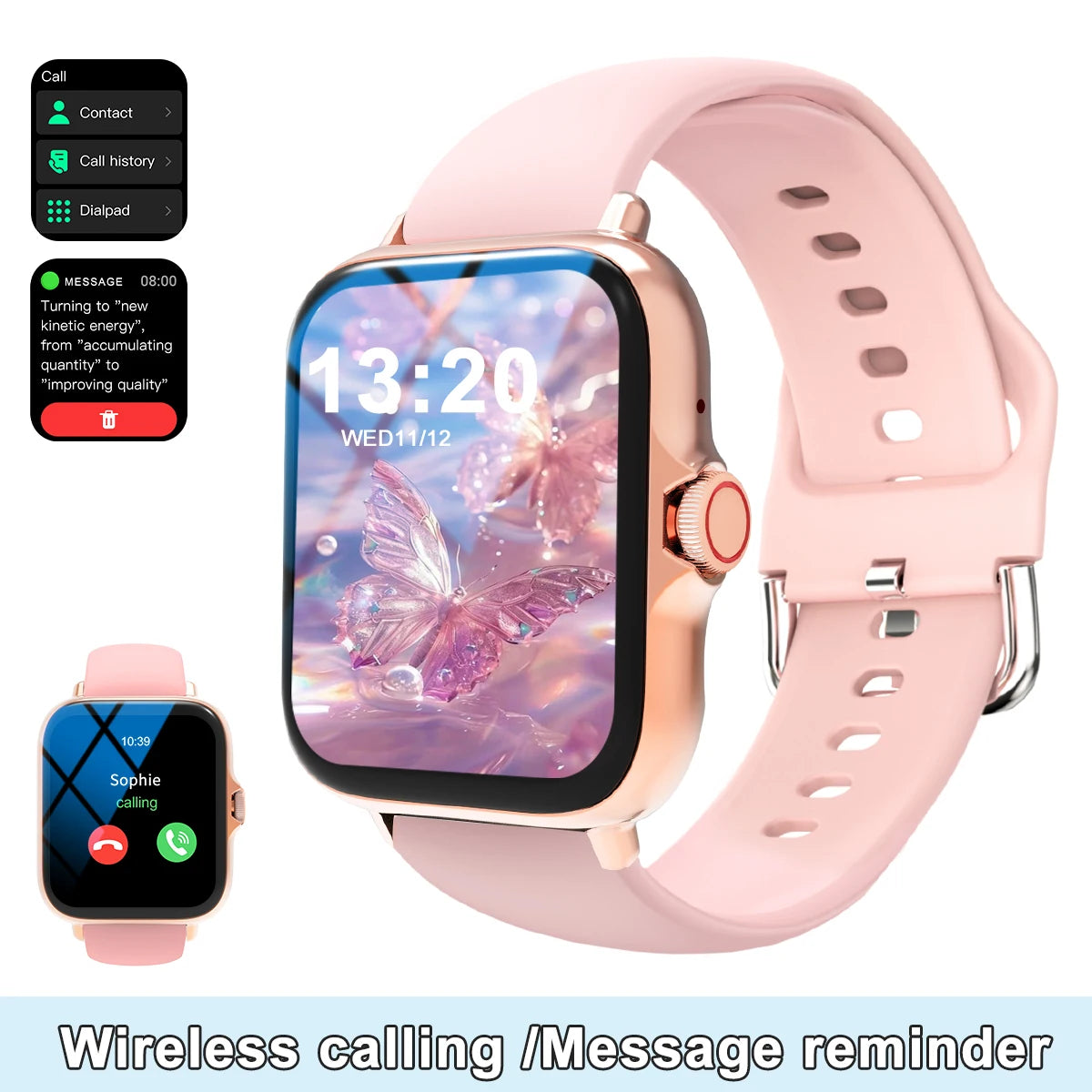 Smart watch, touch screen, compatible with iPhone/android