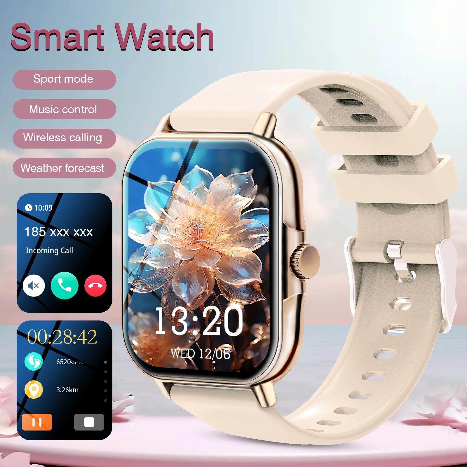 Smart watch, for men and women