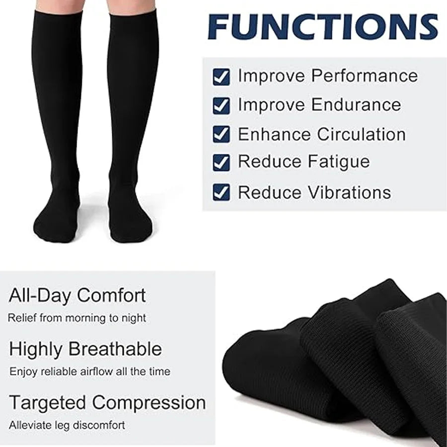 4 pairs compression socks for women