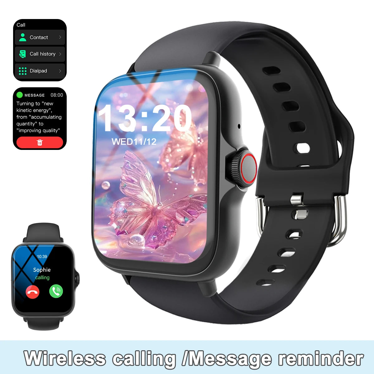 Smart watch, touch screen, compatible with iPhone/android