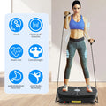 Vibration Plate Exercise Machine With Resistance Bands