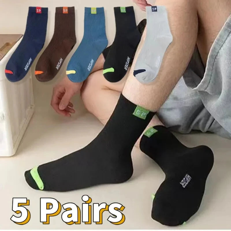 10/5/3pairs Breathable Sports Socks for Men