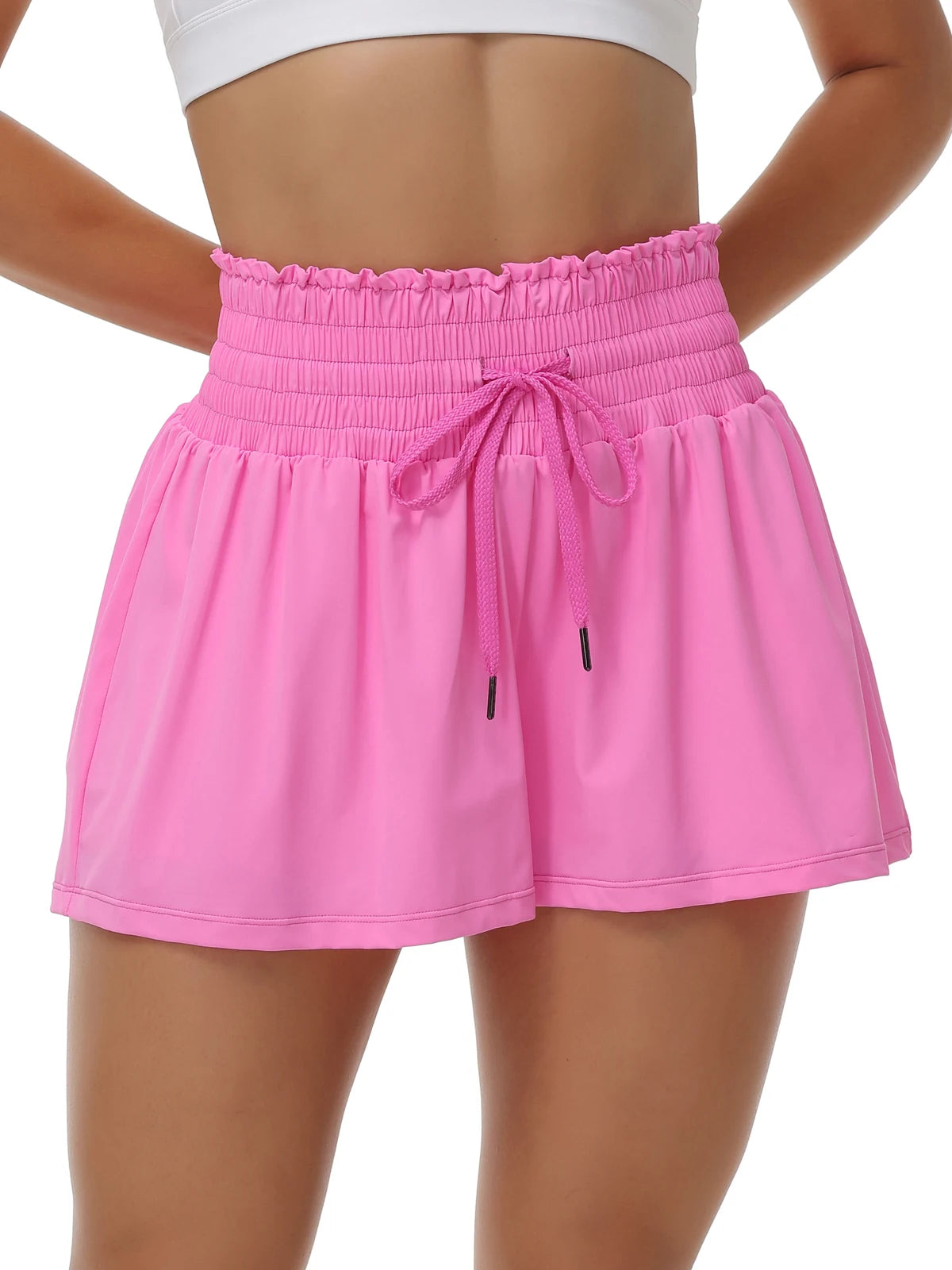 Women's 2-in-1 High Waist Running Shorts