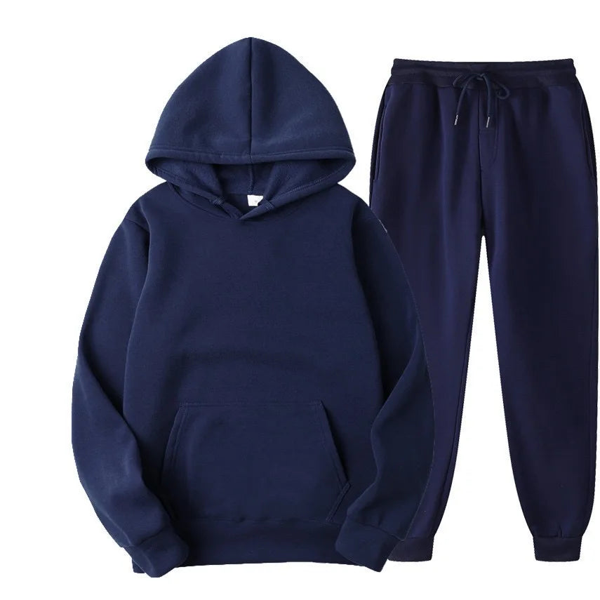 New Men Fleece Jogger Sports Suit