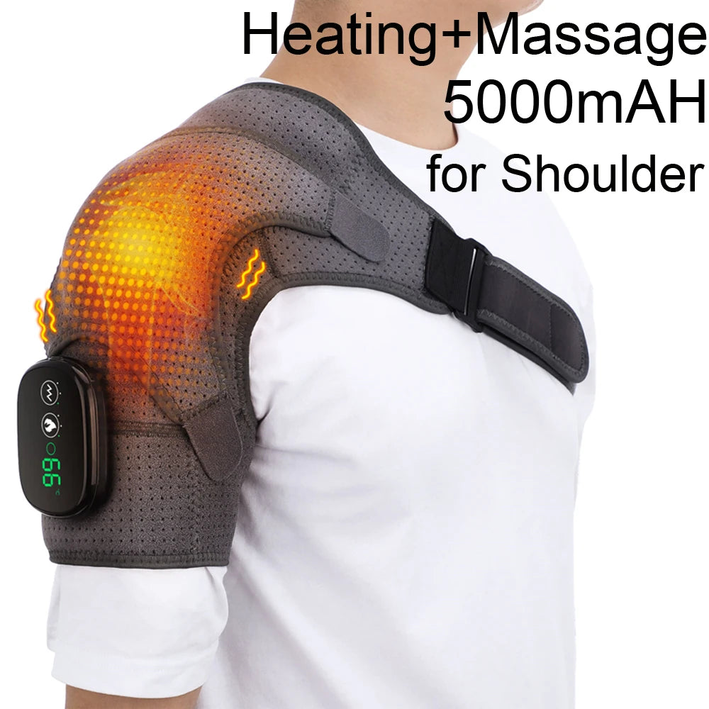 Electric Heating Shoulder Massage Brace