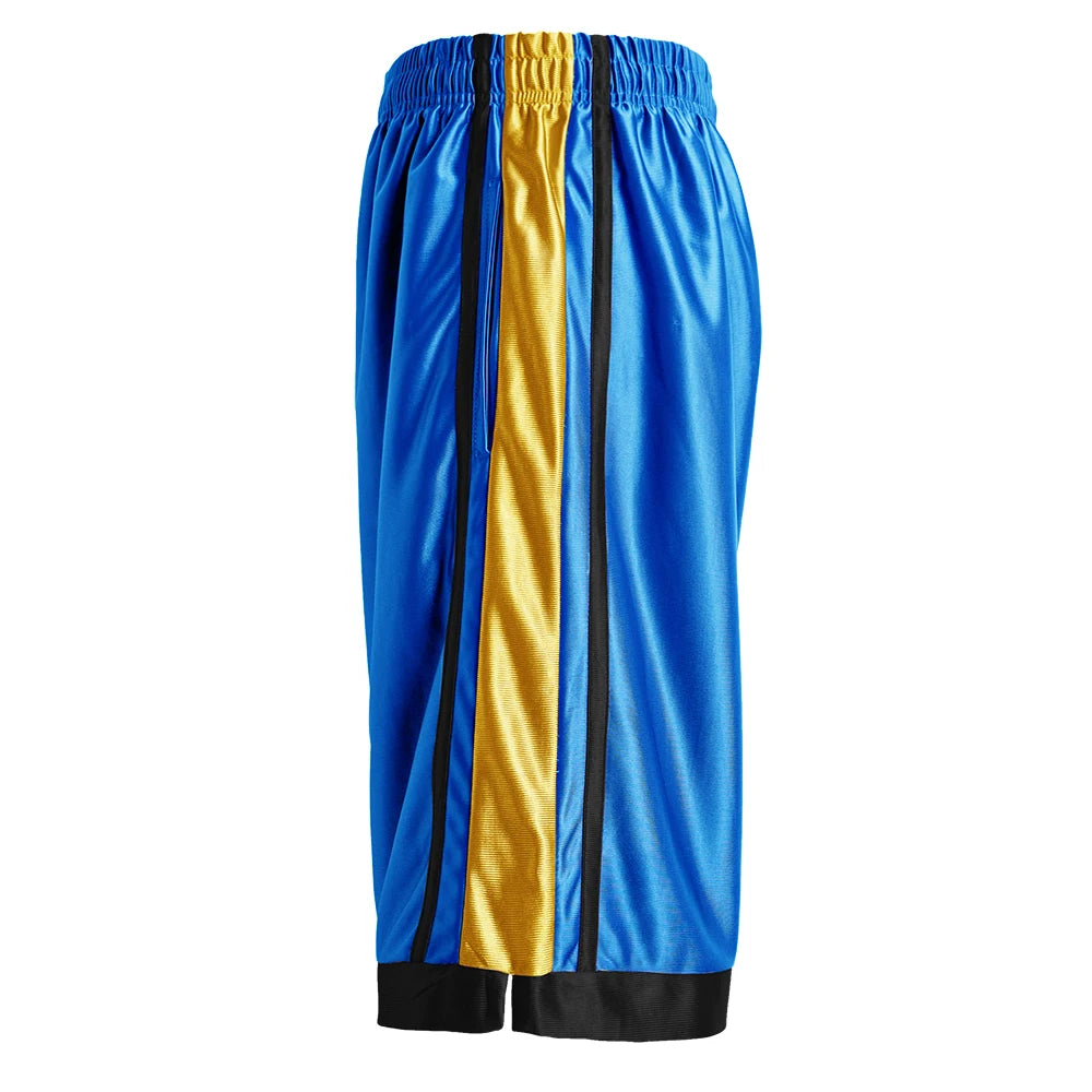 4-piece men's casual striped decorative basketball shorts
