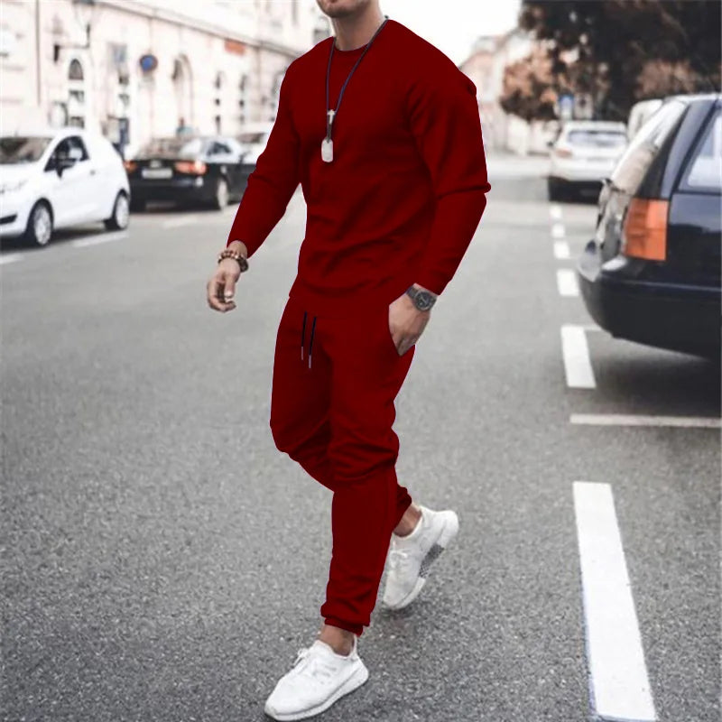 2025 Men's Jogger Sports Suit