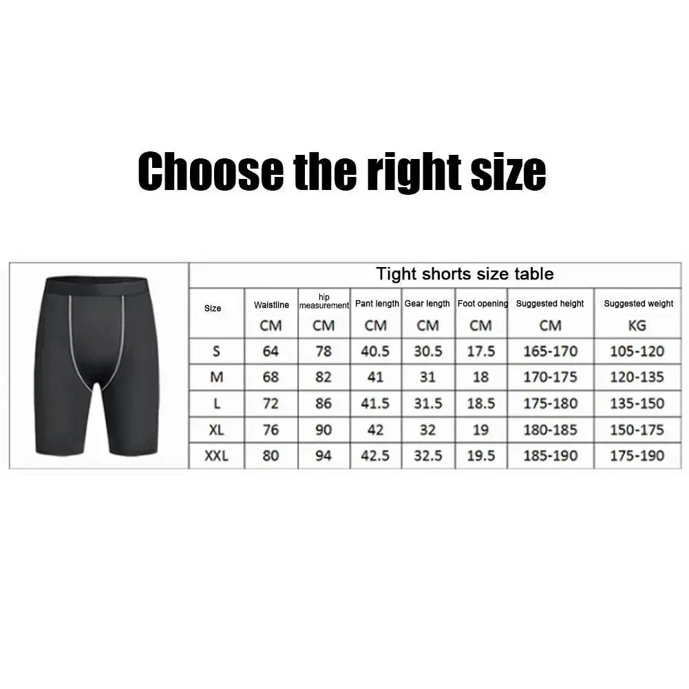 Men's Compression Short Pants With Pocket