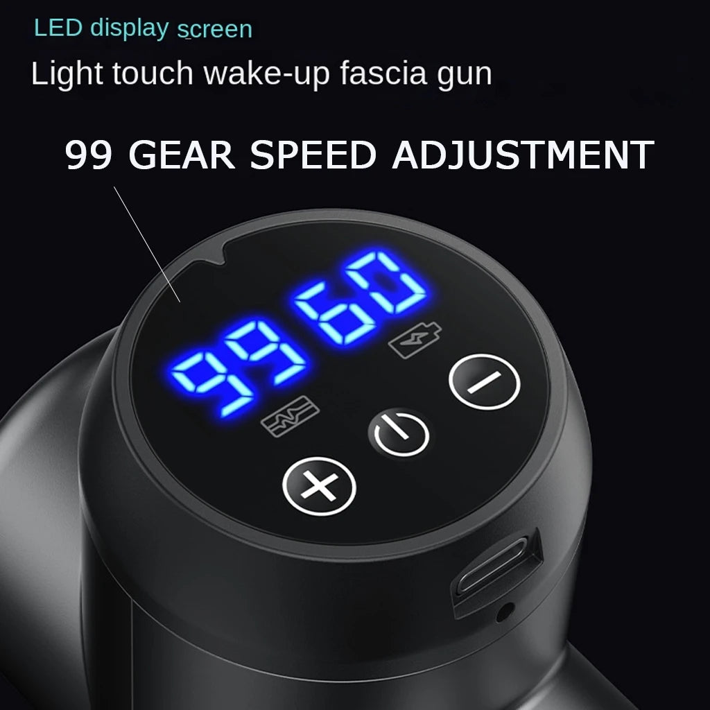 Rechargeable Cordless Percussion Massage Gun for Athletes