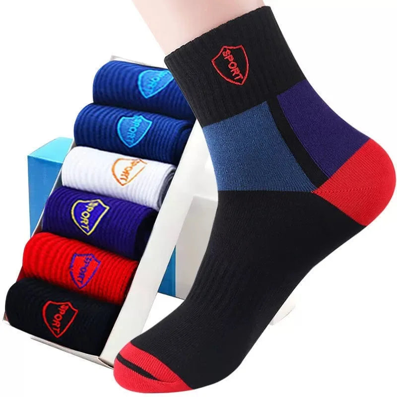 10/5/3pairs Breathable Sports Socks for Men