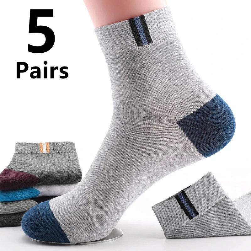 10/5/3pairs Breathable Sports Socks for Men