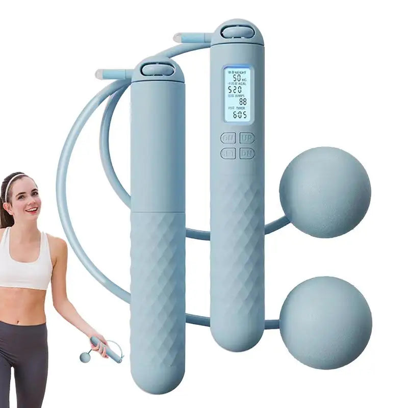 Smart Cordless Weighted Skipping Rope For Fitness Accessories