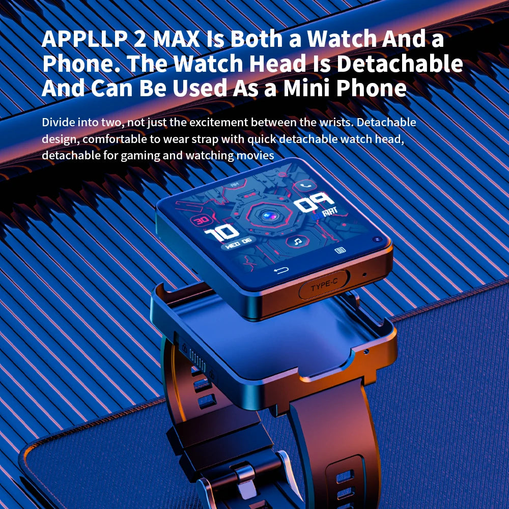 Dual Camera Android 11 Watch Phone