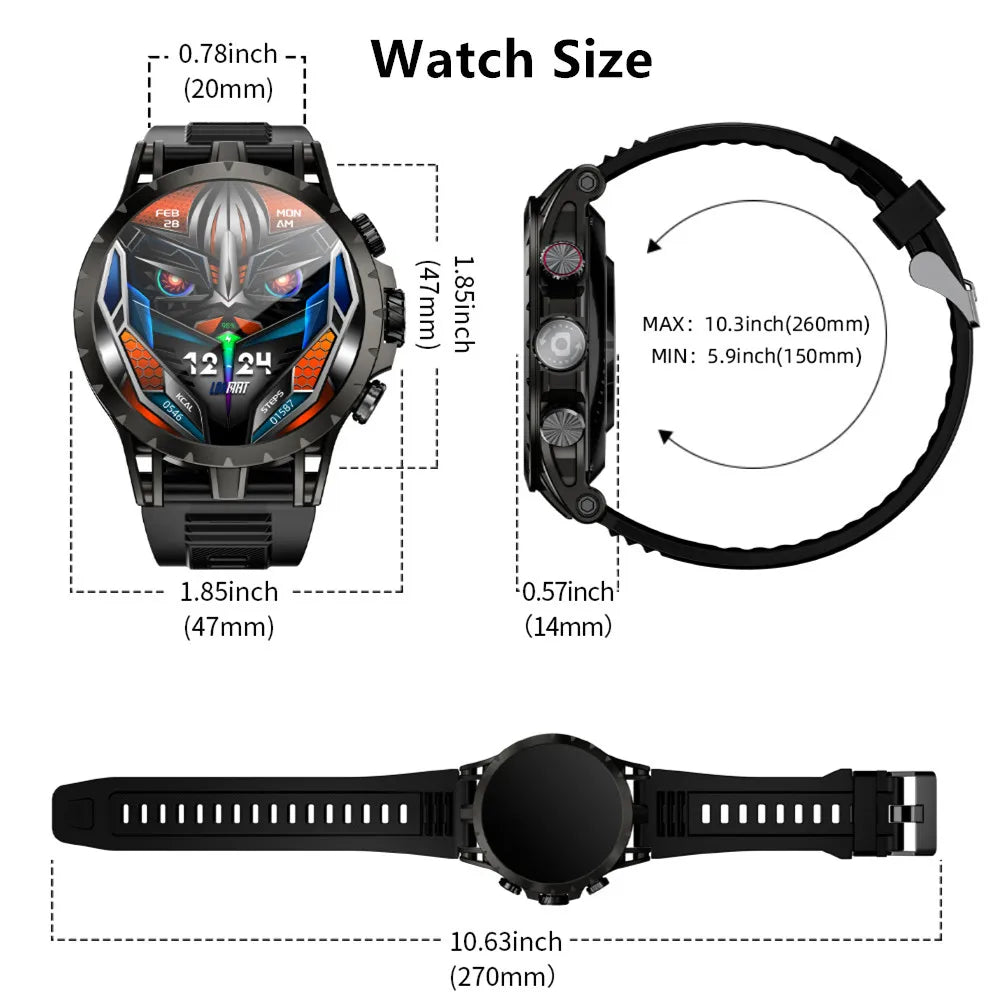 Android Smart Watch, Wifi Video Calls. Fitness Tracker