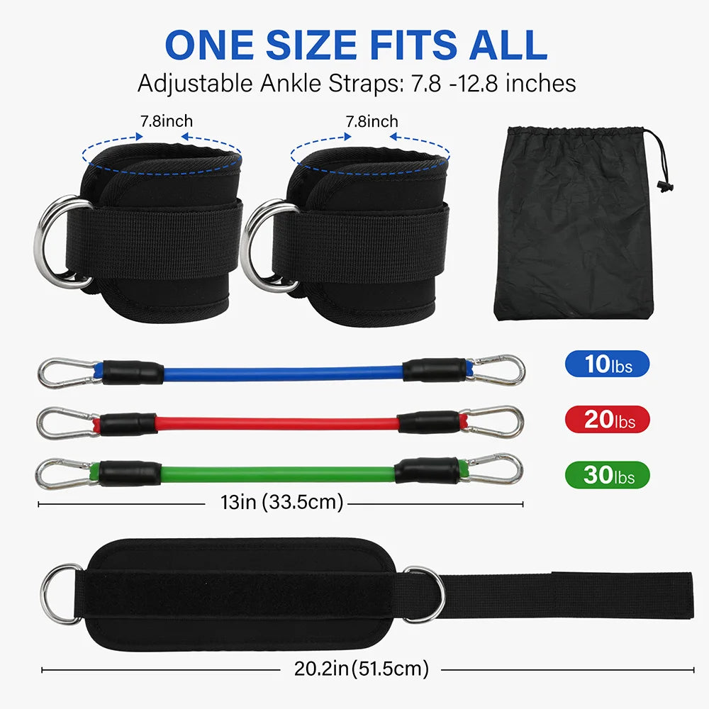 TPE Resistance Bands Ankle Straps