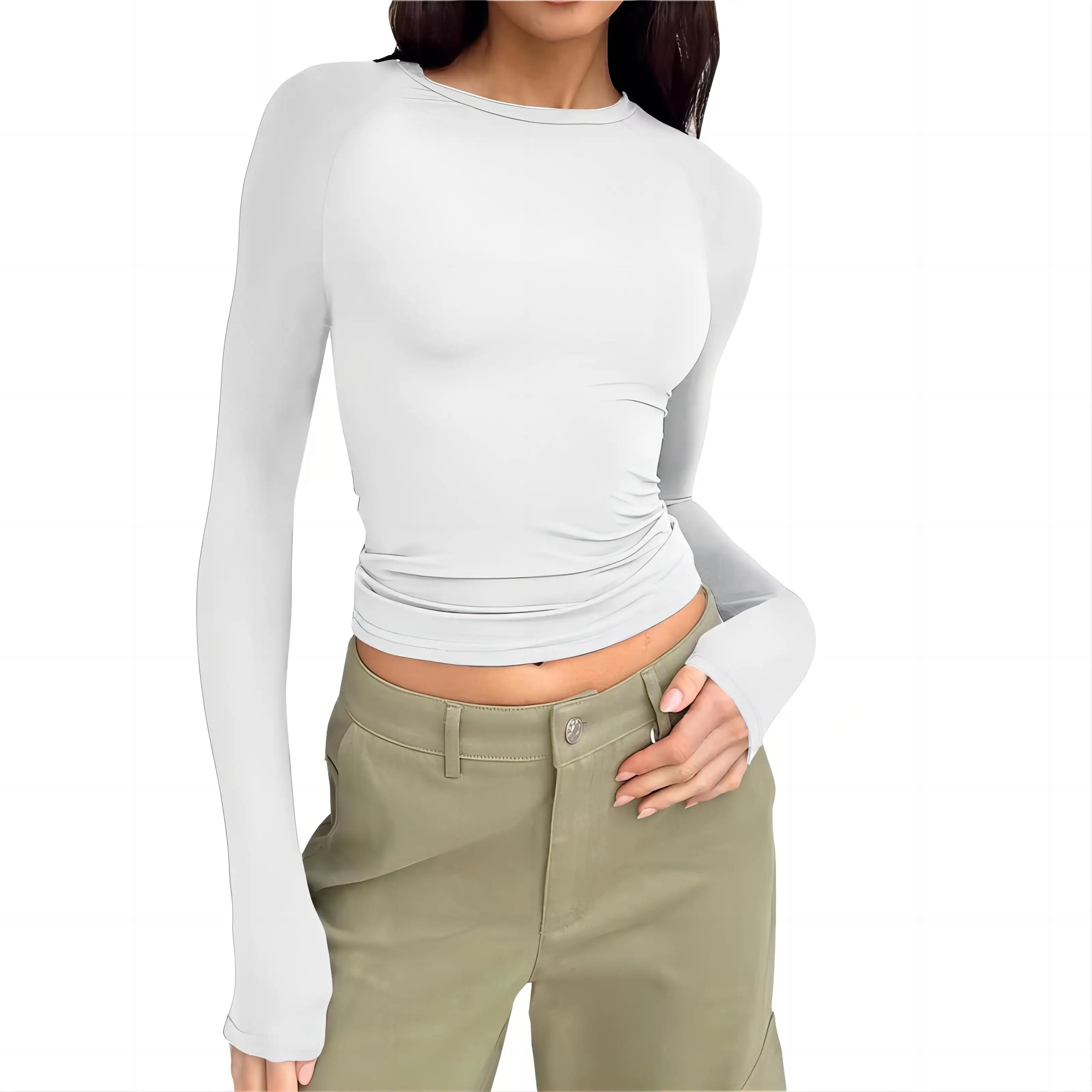 Women's Casual Sports Long Sleeve T-shirt Spring