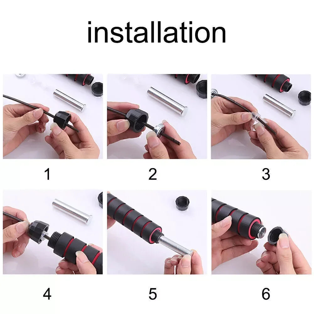 Fast Steel Wire Jump Rope For Fitness