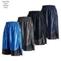 4-piece men's sports shorts; quick drying