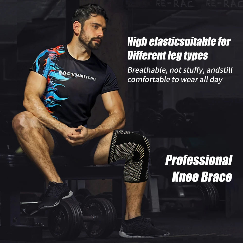 2-Pack Copper Ion Sports Knee Brace