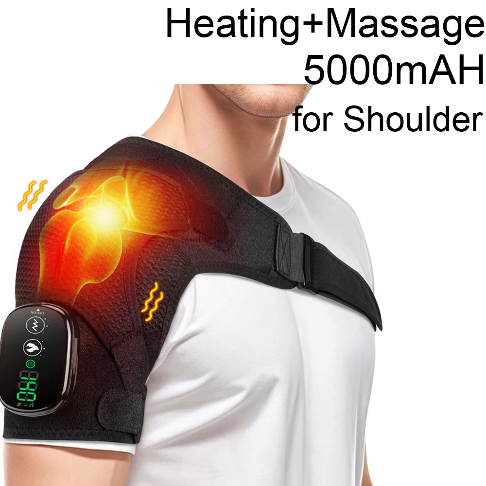 Electric Heating Shoulder Massage Brace