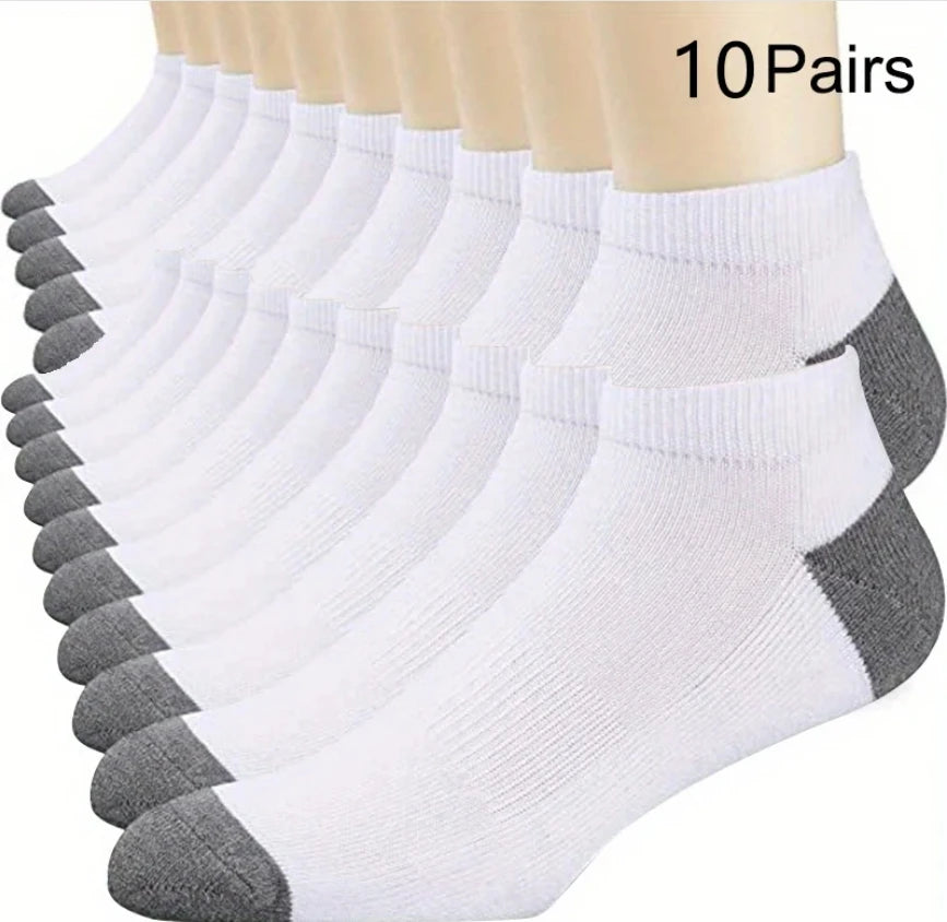 10/5/3pairs Breathable Sports Socks for Men