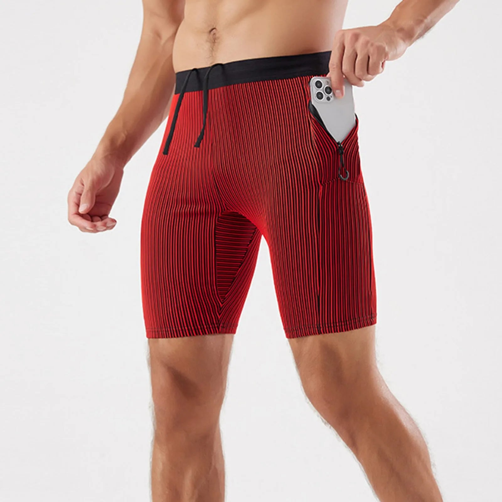 Mens Tight Stretch Basketball Compression Shorts