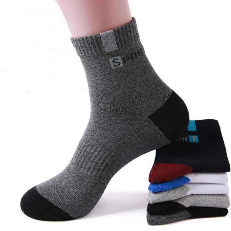 10/5/3pairs Breathable Sports Socks for Men
