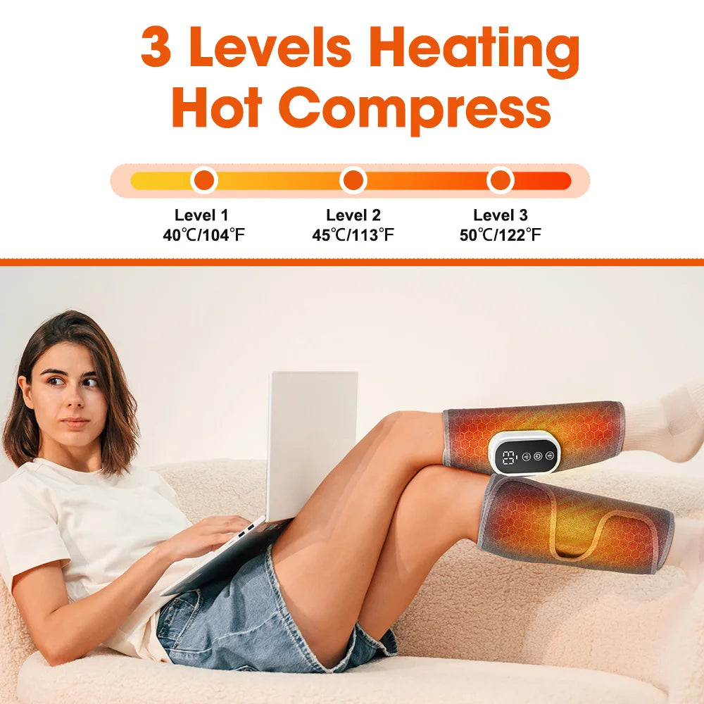 Air Pressure Heating Calf Massager