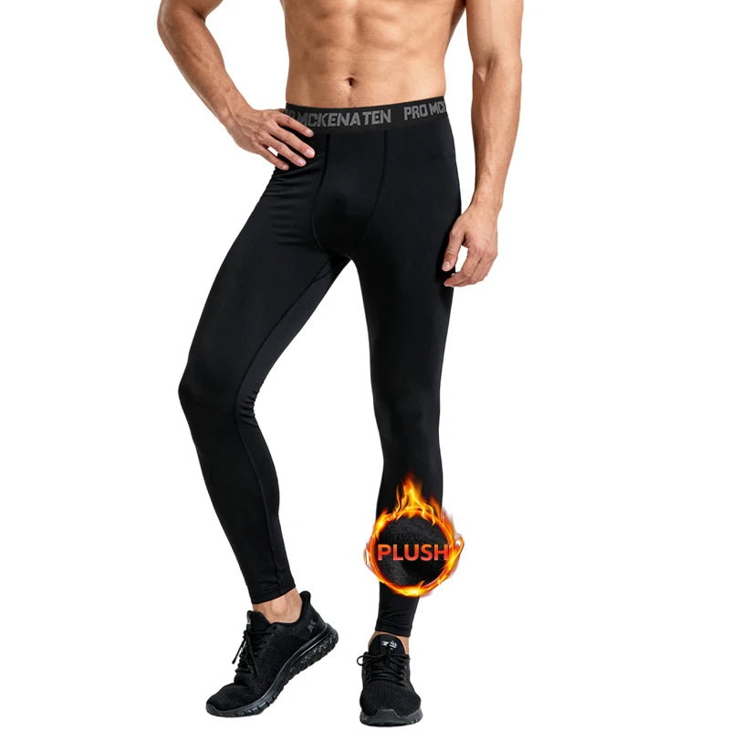 2 Pairs Men's Fleece Winter Thermal Pants