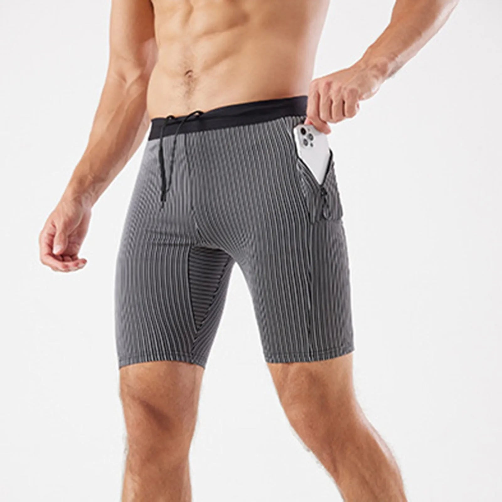 Mens Tight Stretch Basketball Compression Shorts