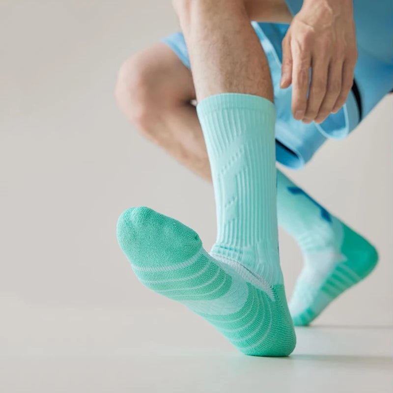Men's Professional Basketball Training Elite Breathable Sports Sock