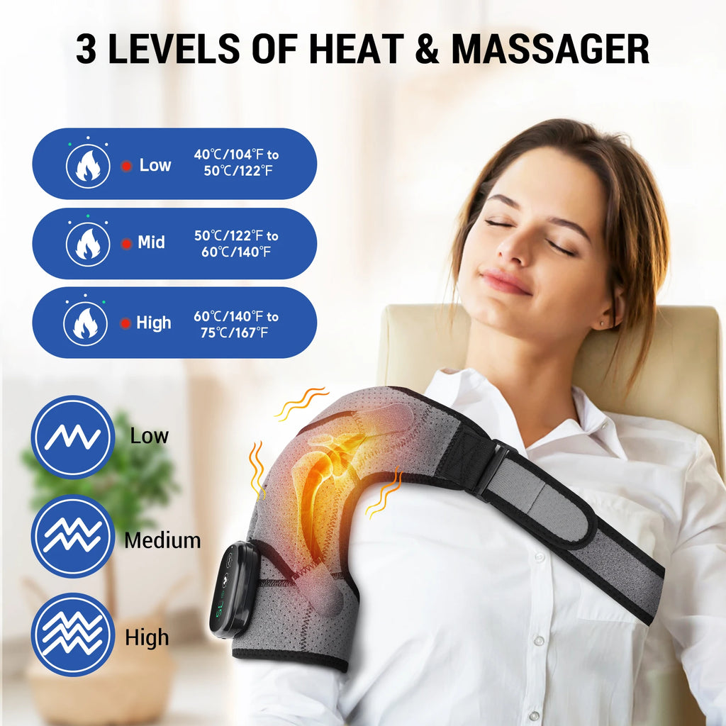 Electric Heating Shoulder Massage Brace