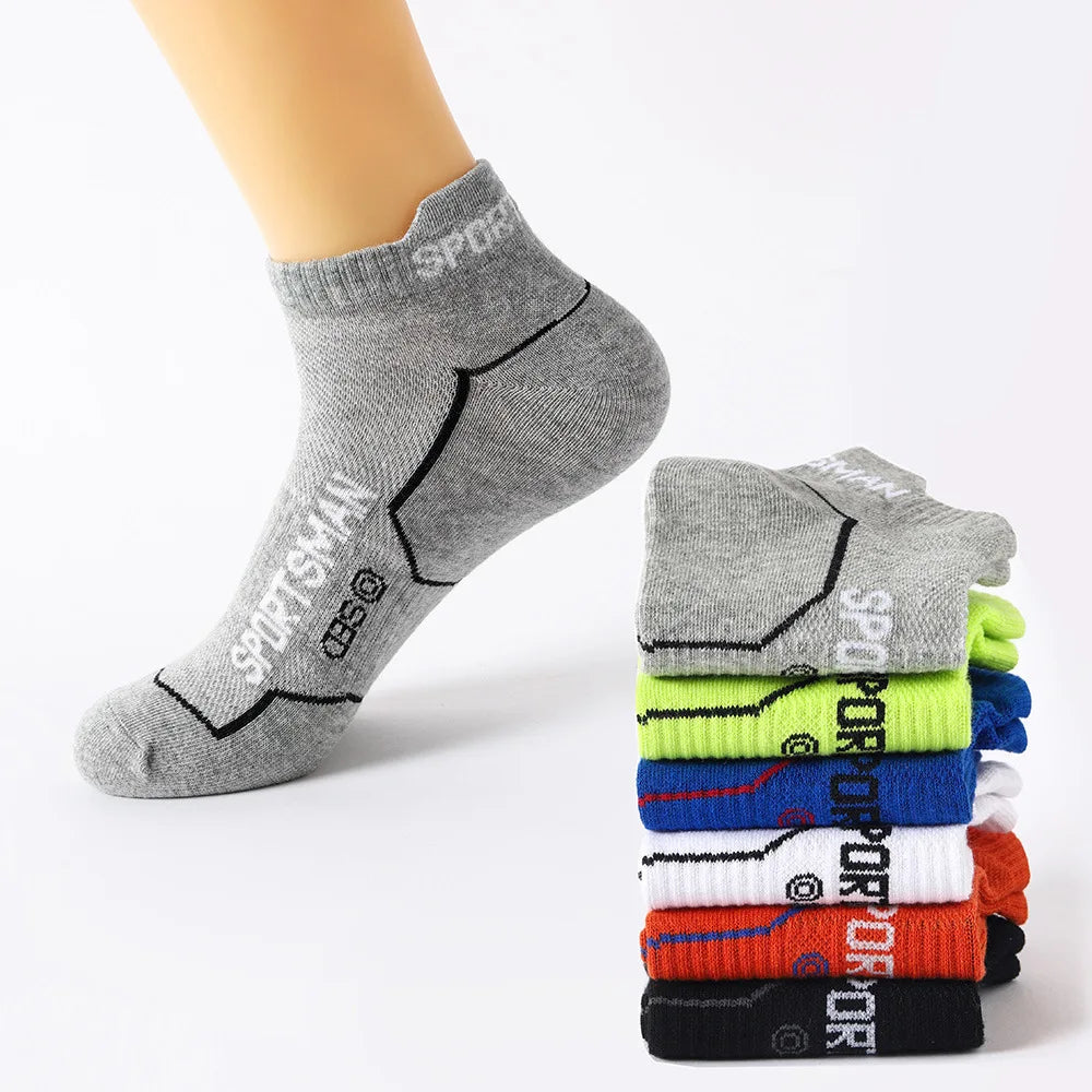 6 Pairs of Men's Short Odorous Sports Socks