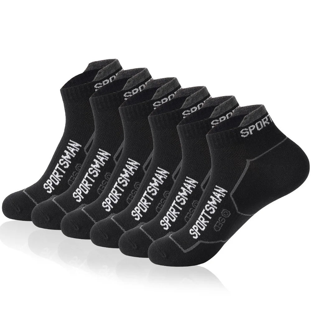6 Pairs of Men's Short Odorous Sports Socks