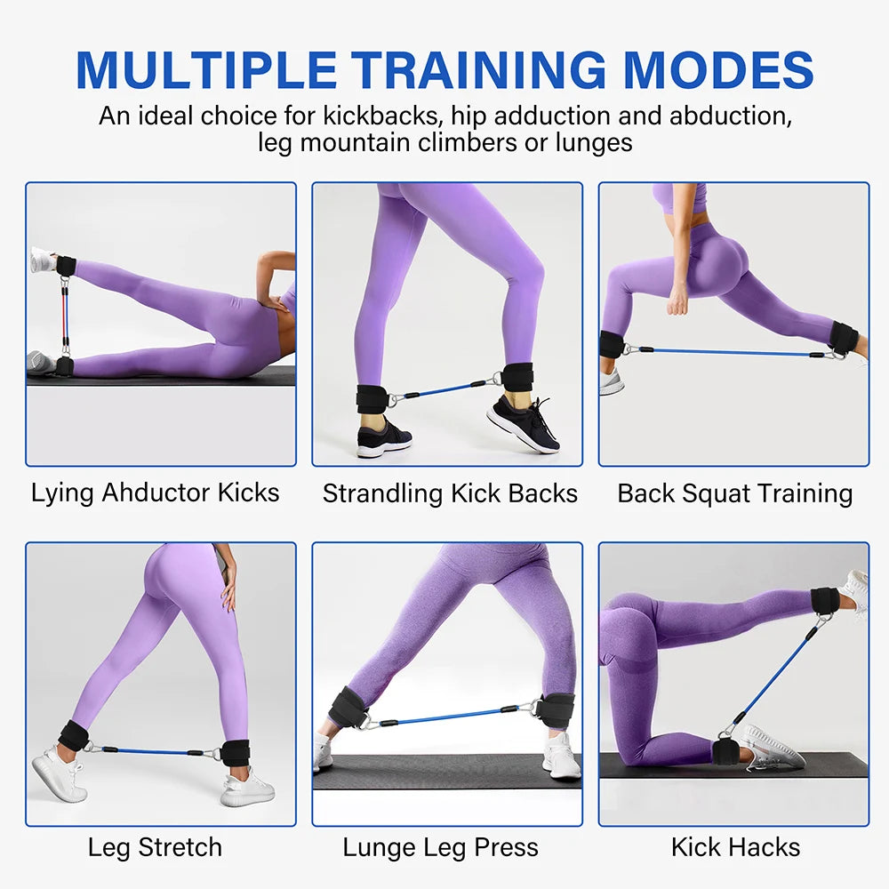 TPE Resistance Bands Ankle Straps