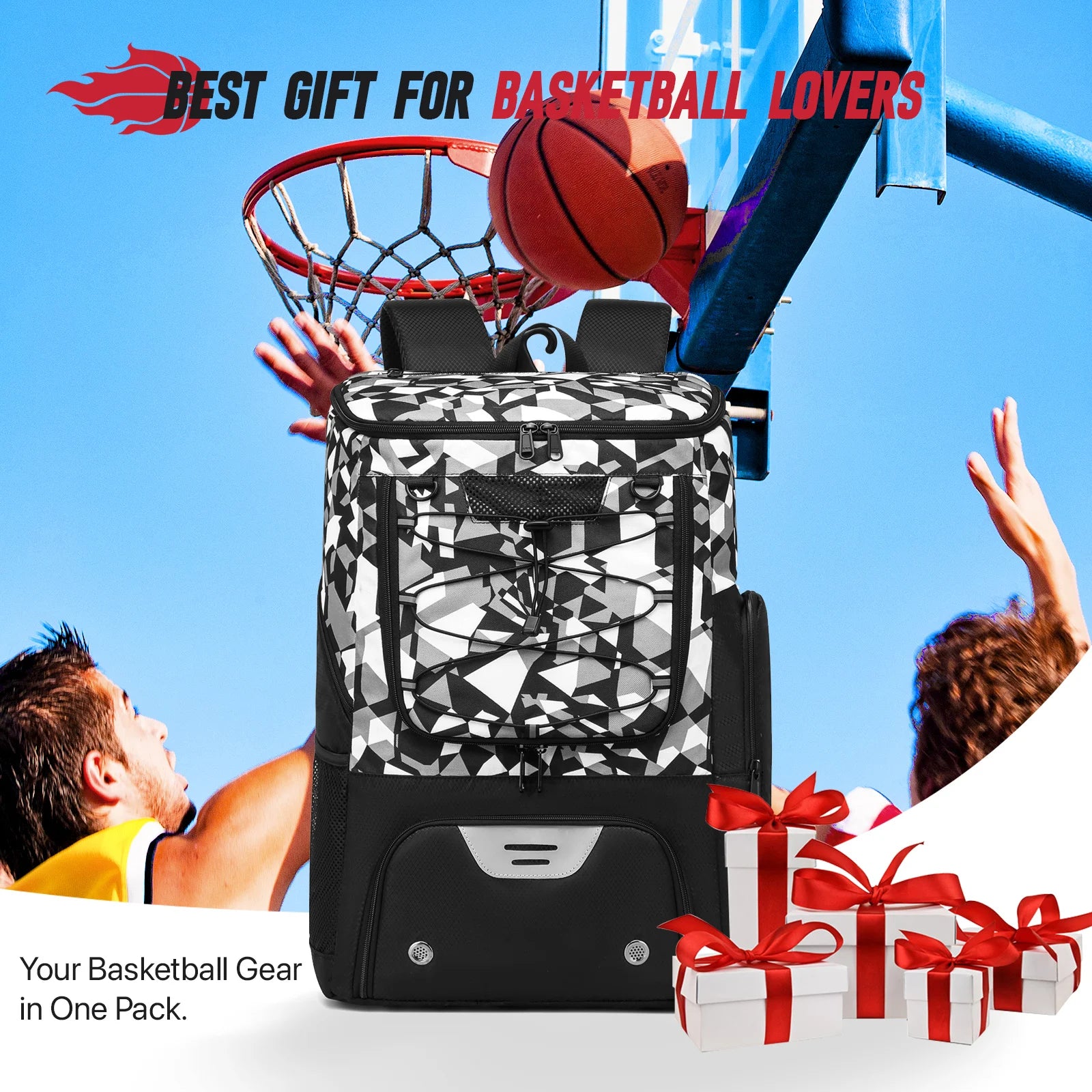 Sports Training Equipment; Basketball Backpack