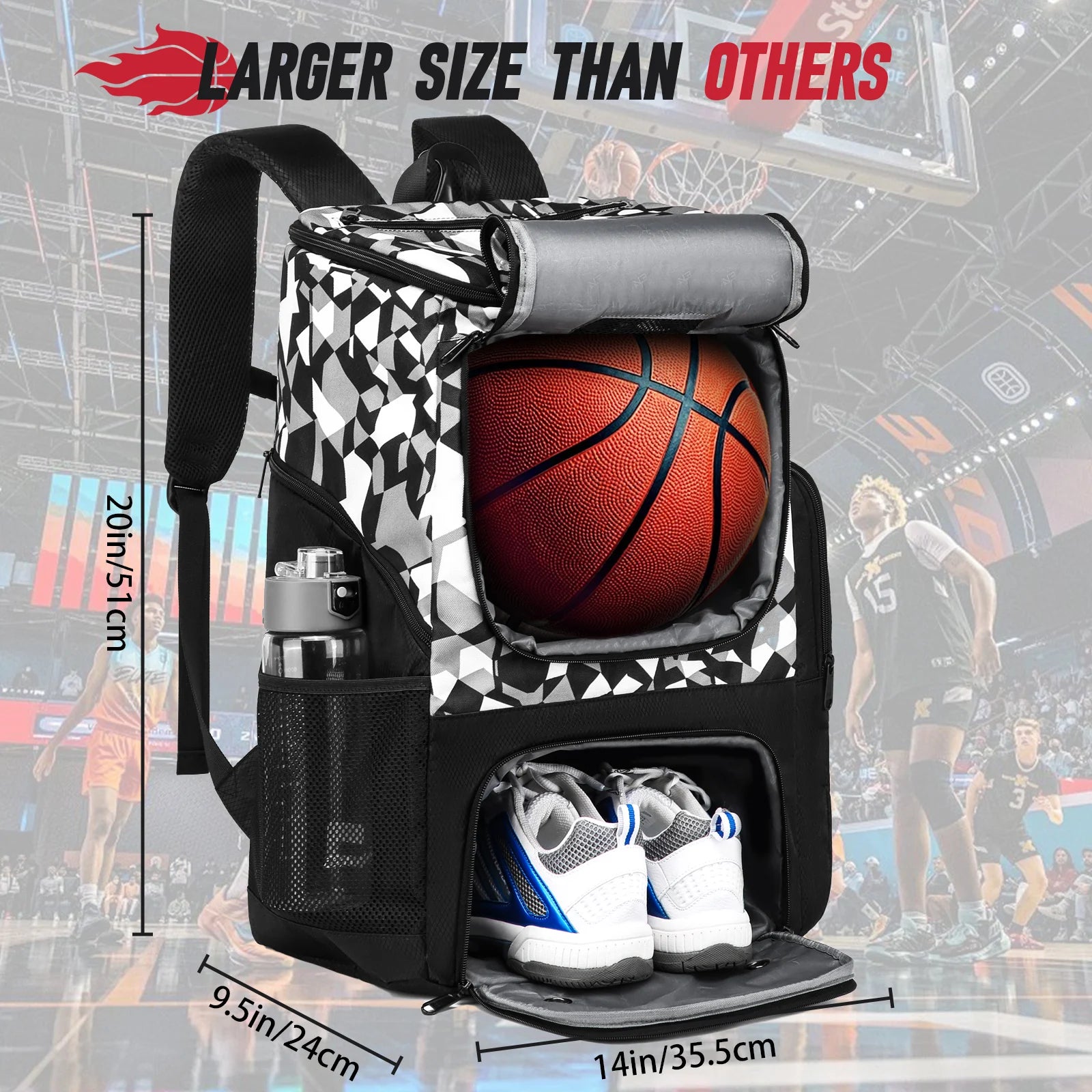Sports Training Equipment; Basketball Backpack
