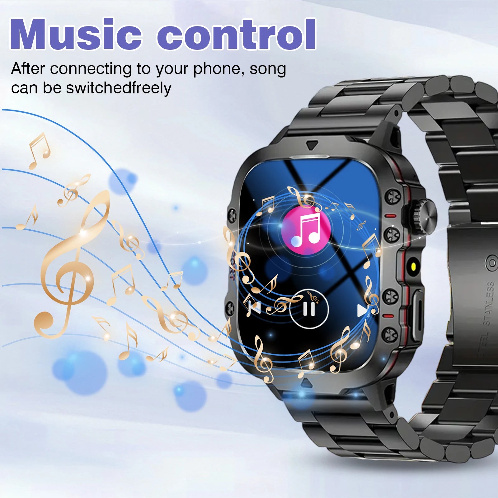 Smart watch, Bluetooth call, iPhone/Android phone