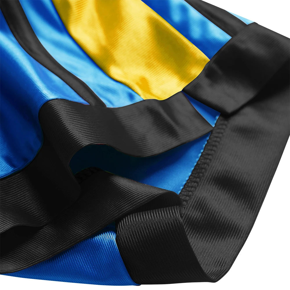 4-piece men's casual striped decorative basketball shorts