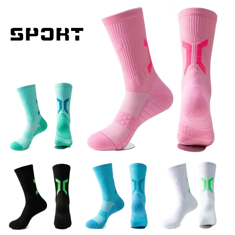 Men's Professional Basketball Training Elite Breathable Sports Sock